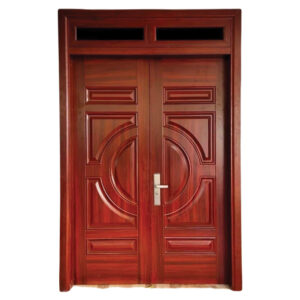 Cửa Thép Vân Gỗ 2 Cánh Đều - Đại Lợi Door
