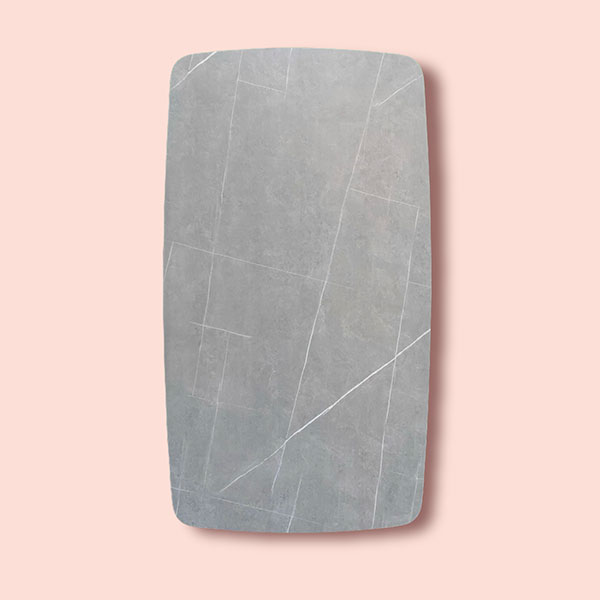 Mặt bàn đá Ceramic màu xám