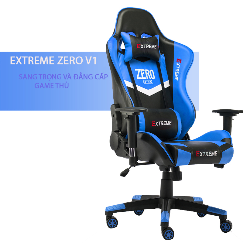 Ghế Gaming Extreme Zero V1 Blue Black